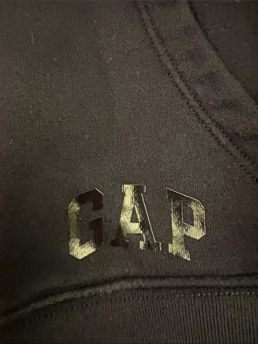 GAP Two-Tone Blue and Black Kids Heavy Zip Hoodie
